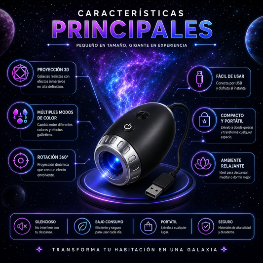 Proyector de Galaxia 3D