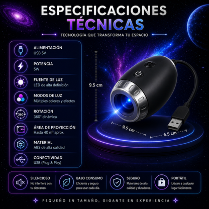 Proyector de Galaxia 3D